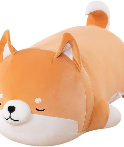 Plush Shiba Inu Toy Pillow Stuffed Animal Dog Akita Plush Pillow Toy Hugging Pillow for Kids and Girls(35cm/13.7in)