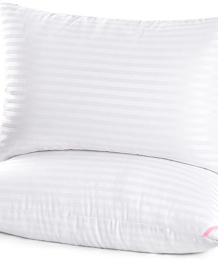 Hotel Collection Bed Pillows for Sleeping 2 Pack Queen Size,Pillows for Side and Back Sleepers,Super Soft Down Alternative Microfiber Filled Pillows,20 x 30 Inches