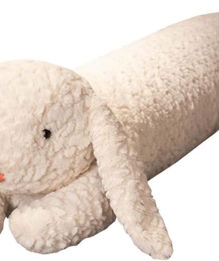 Rabbit Plush Pillow - 35 inch Rabbit Stuffed Animal - Birthday Christmas Valentine's Day Gift for Kids Boys Girls (White)