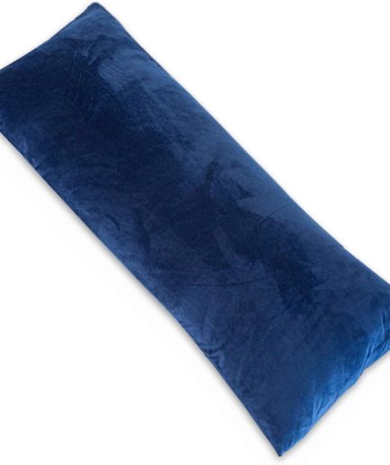 Body Pillow, Memory Foam Body Pillows for Adults Sleeping, Long Pillow for Bed, Big Large Firm Full Body Pillow for Side Sleeper, 20x54 Inch, Navy Blue