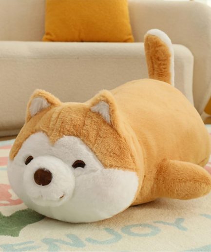 Soft Plush Corgi Dog Toy Stuffed Animal, Shiba Inu Plush Pillow, Gift for Kids and Girls (40cm/15.7in)