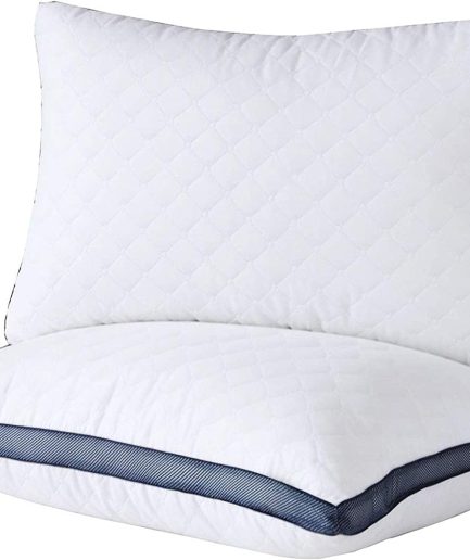 Pillows for Sleeping (2-Pack), Luxury Hotel Pillows Queen Size Set of 2,Bed Pillows for Side and Back Sleeper (Queen)