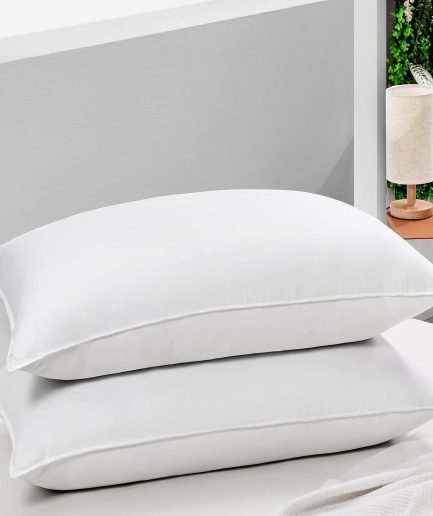 Bed Pillows Standard Size Set of 2 - Luxury Hotel Collection Down Pillows for Sleeping, 20 x 26 Inches