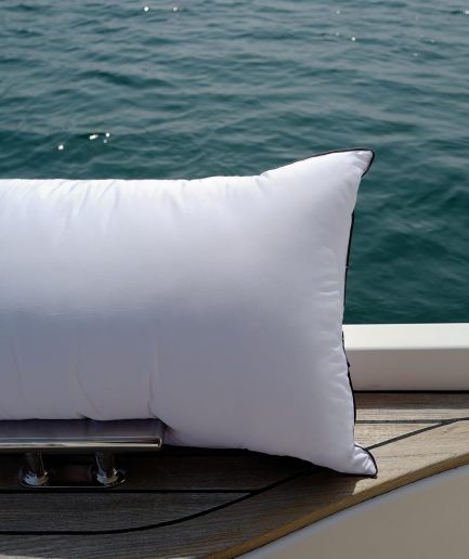 Luxury White Down Pillows Queen Size - 100% Cotton Shell 400 Thread Count - Hotel Style Bed Pillows for Side, Stomach Sleepers -Pack of 2 (20 x 28”)