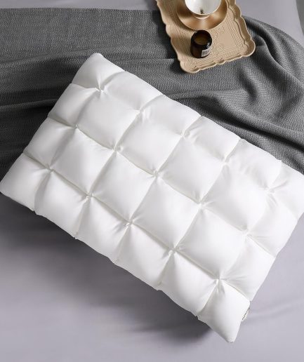 Soft Pillows Queen Size for Sleeping, Support Bed Pillows, Fluffy Down Pillow, Luxury Hotel Gel Pillows for Side Sleeping (White)